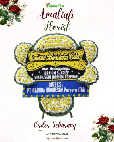 Papan Bunga Duka di Curungrejo