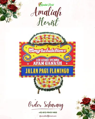 Bunga Papan Congratulation di Curungrejo